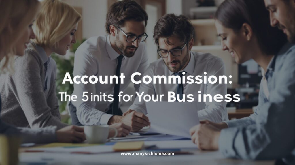 commission de compte