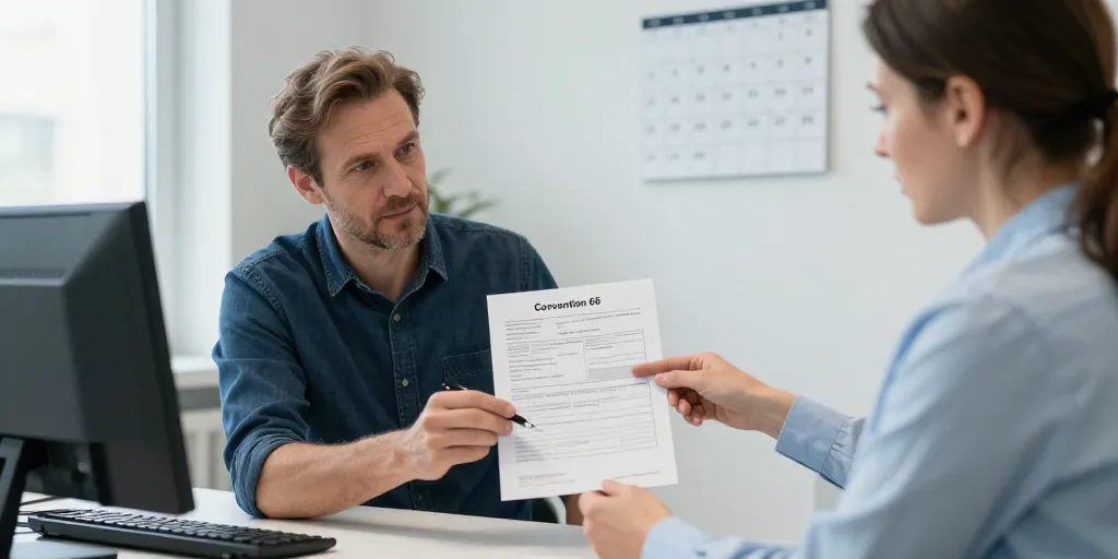 convention 66 arret maladie salaire